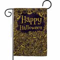 Patio Trasero 13 x 18.5 in. Mystical Halloween Garden Flag with Fall Double-Sided Decorative Vertical Flags PA3875717